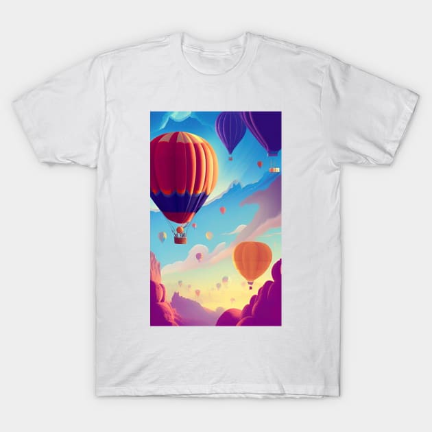 Hot Air Balloon Festival T-Shirt by ShopSunday